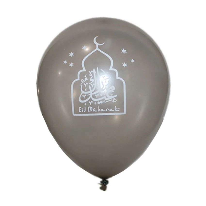 10pcs Transparent EID MUBARAK Decor Balloons Ramadan